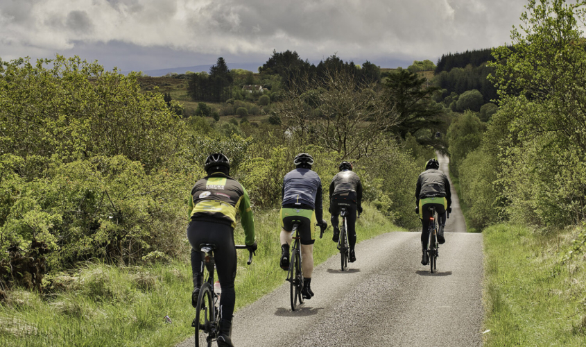 On road cycling in Leitrim